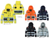 画像2: AC2111【ブルゾンのみ】エアークラフト／高視認2WAY(フルハーネス)・ハイバックファン