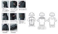 画像3: AC1156【セット】ブルゾン・ファン・バッテリー(充電器付)／遮熱半袖(フルハーネス)