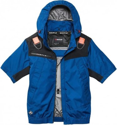 画像7: AC1196【セット】ブルゾン・ファン・バッテリー(充電器付)／遮熱半袖(フルハーネス) (7)