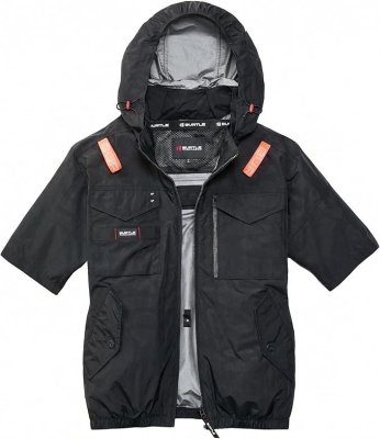 画像4: AC1156【セット】ブルゾン・ファン・バッテリー(充電器付)／遮熱半袖(フルハーネス) (4)