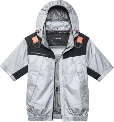 画像6: AC1196【ブルゾンのみ】エアークラフト／遮熱半袖(フルハーネス) (6)