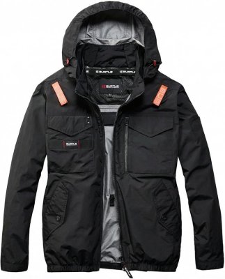 画像3: AC1151【セット】ブルゾン・ファン・バッテリー(充電器付)／遮熱長袖(フルハーネス) (3)