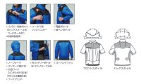 画像3: AC1196【セット】ブルゾン・ファン・バッテリー(充電器付)／遮熱半袖(フルハーネス)