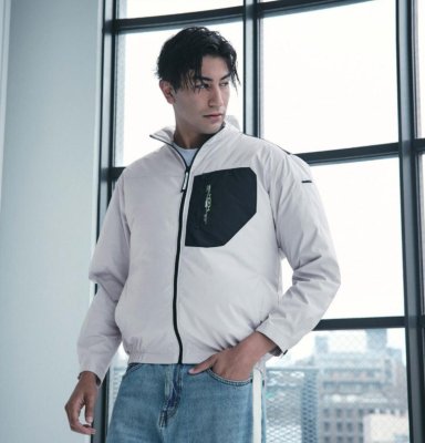 画像2: V1102【ブルゾンのみ】快適ウェア／遮熱長袖・上部ファン (2)