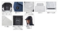 画像3: NA1163【ブルゾンのみ】Nクールウェア/遮熱長袖・脇ファン