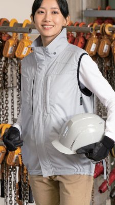 画像6: NC3143【ブルゾンのみ】Nクールウェア／ベスト・脇ファン (6)