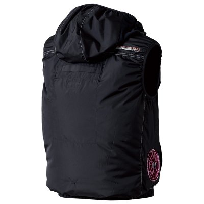 画像4: V1219【ブルゾンのみ】快適ウェア／遮熱ベスト(フルハーネス)・サイドファン (4)