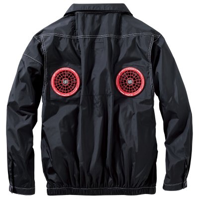 画像4: V1102【ブルゾンのみ】快適ウェア／遮熱長袖・上部ファン (4)