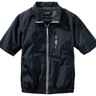 画像3: V1107【ブルゾンのみ】快適ウェア／遮熱半袖・上部ファン (3)