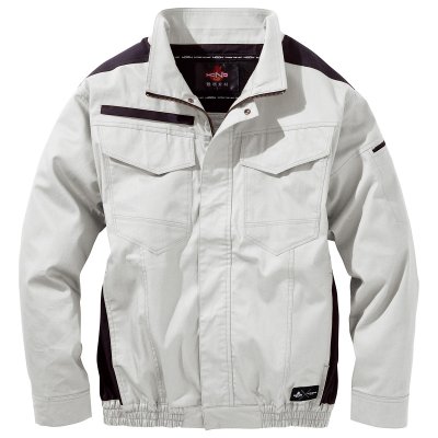 画像6: V4252【ブルゾンのみ】快適ウェア／難燃長袖(フルハーネス)・上部ファン (6)