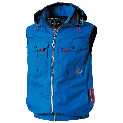 画像7: V1219【ブルゾンのみ】快適ウェア／遮熱ベスト(フルハーネス)・サイドファン (7)