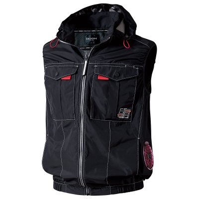 画像3: V1219【ブルゾンのみ】快適ウェア／遮熱ベスト(フルハーネス)・サイドファン (3)