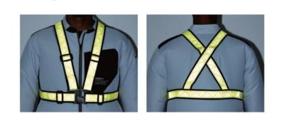 画像5: 322 ショート丈反射ベスト (1色) (5)