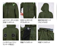 画像3: 05660【ブルゾンのみ】S-AIR／遮熱長袖(ハーネス)・上部ファン