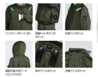 画像3: 05640【ブルゾンのみ】S-AIR/遮熱長袖(ハーネス)・サイドファン