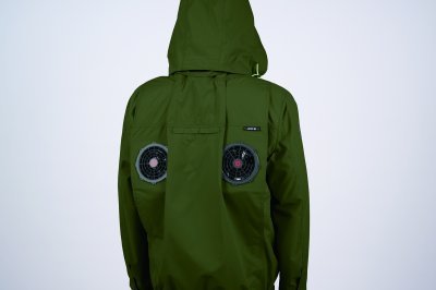 画像16: 05660【ブルゾンのみ】S-AIR／遮熱長袖(ハーネス)・上部ファン (16)