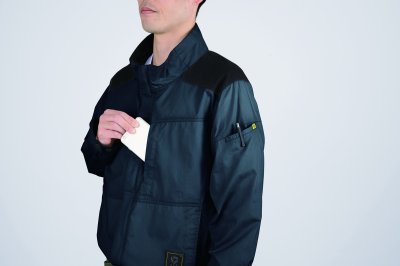 画像10: 05630【ブルゾンのみ】S-AIR／綿長袖・サイドファン (10)