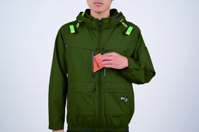 画像13: 05660【ブルゾンのみ】S-AIR／遮熱長袖(ハーネス)・上部ファン (13)