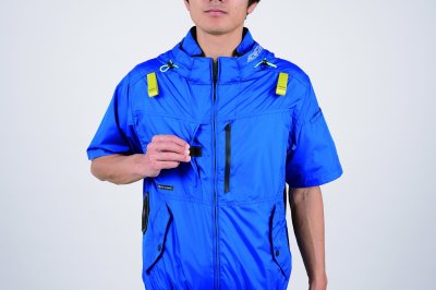 画像13: 05651【ブルゾンのみ】S-AIR／遮熱半袖(ハーネス)・サイドファン (13)