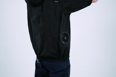 画像12: 05681【ブルゾンのみ】S-AIR／遮熱半袖(ハーネス)・サイドファン (12)