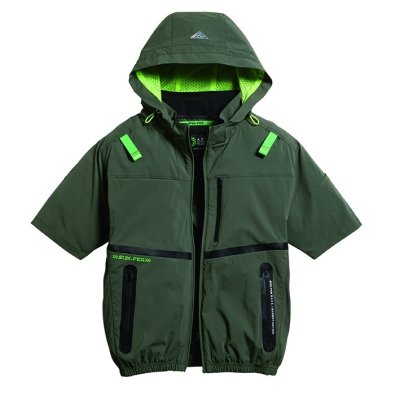 画像5: 05681【ブルゾンのみ】S-AIR／遮熱半袖(ハーネス)・サイドファン (5)