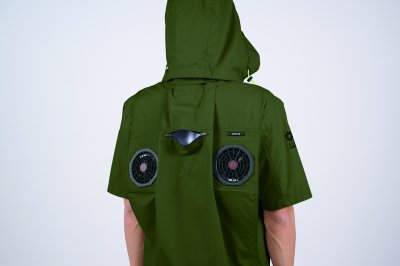 画像17: 05661【ブルゾンのみ】S-AIR／遮熱半袖(ハーネス)・上部ファン (17)