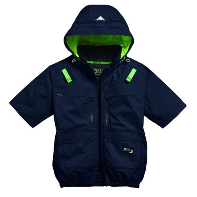 画像4: 05661【ブルゾンのみ】S-AIR／遮熱半袖(ハーネス)・上部ファン (4)