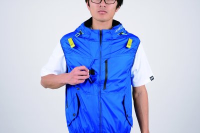 画像13: 05652【ブルゾンのみ】S-AIR／遮熱ベスト(ハーネス)・サイドファン (13)