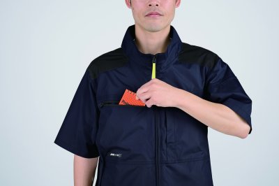 画像11: 05611【ブルゾンのみ】S-AIR／遮熱半袖・サイドファン (11)