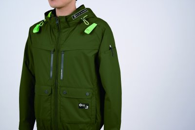 画像14: 05660【ブルゾンのみ】S-AIR／遮熱長袖(ハーネス)・上部ファン (14)