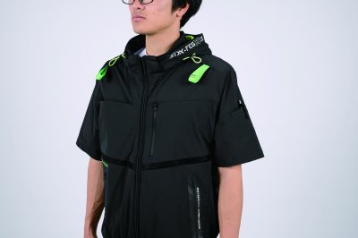 画像10: 05681【ブルゾンのみ】S-AIR／遮熱半袖(ハーネス)・サイドファン (10)