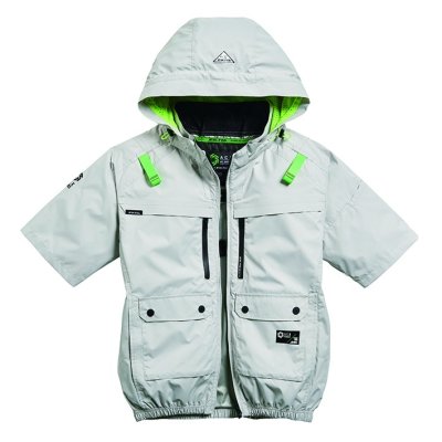 画像6: 05661【ブルゾンのみ】S-AIR／遮熱半袖(ハーネス)・上部ファン (6)