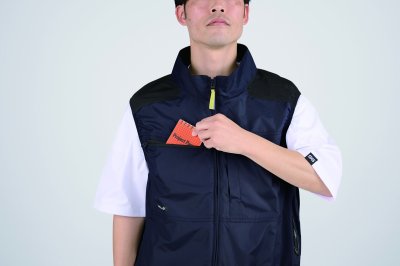 画像11: 05612【ブルゾンのみ】S-AIR／遮熱ベスト・サイドファン (11)