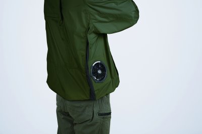 画像14: 05640【ブルゾンのみ】S-AIR／遮熱長袖(ハーネス)・サイドファン (14)