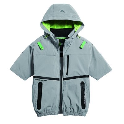 画像4: 05681【ブルゾンのみ】S-AIR／遮熱半袖(ハーネス)・サイドファン (4)