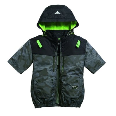 画像10: 05661【ブルゾンのみ】S-AIR／遮熱半袖(ハーネス)・上部ファン (10)