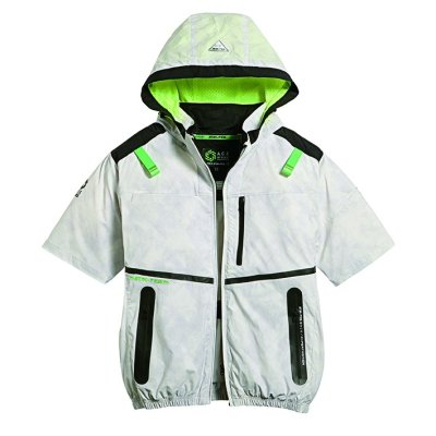 画像6: 05681【ブルゾンのみ】S-AIR／遮熱半袖(ハーネス)・サイドファン (6)