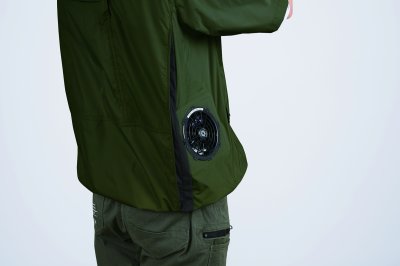 画像13: 05641【ブルゾンのみ】S-AIR／遮熱半袖(ハーネス)・サイドファン (13)