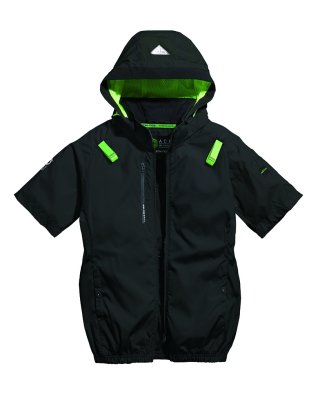 画像4: 05641【ブルゾンのみ】S-AIR／遮熱半袖(ハーネス)・サイドファン (4)