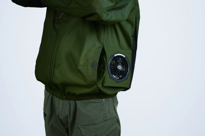 画像13: 05640【ブルゾンのみ】S-AIR／遮熱長袖(ハーネス)・サイドファン (13)