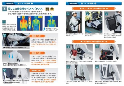 画像15: ND1163【ブルゾンのみ】Nクールウェア／遮熱半袖・脇ファン (15)