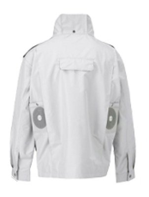 画像5: NA1153【ブルゾンのみ】Nクールウェア／遮熱長袖・脇ファン(前後フルハーネス) (5)