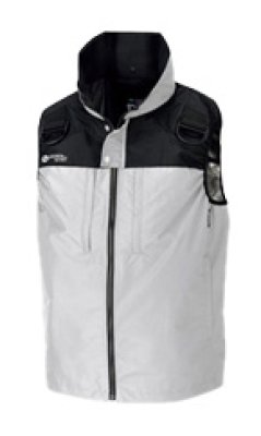 画像3: NC1153【ブルゾンのみ】Nクールウェア／遮熱ベスト・脇ファン(前後フルハーネス) (3)