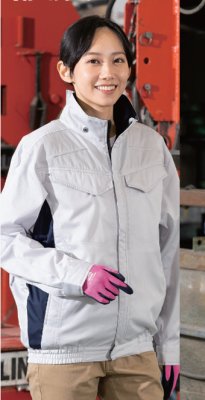 画像5: NA7163【ブルゾンのみ】Nクールウェア／長袖・脇ファン (5)