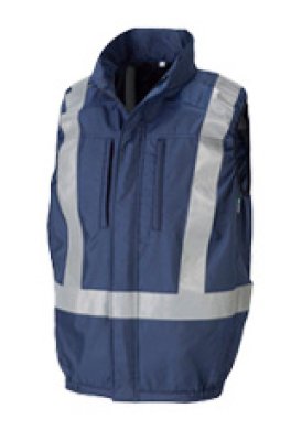 画像5: NC3073【ブルゾンのみ】Nクールウェア／高視認ベスト・脇ファン (5)