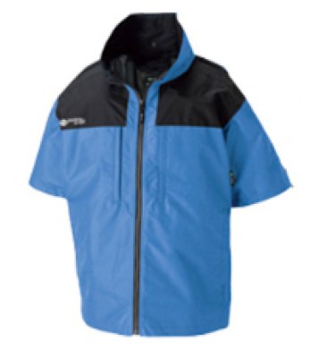 画像4: ND1143【ブルゾンのみ】Nクールウェア／遮熱半袖・脇ファン (4)