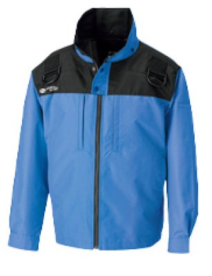 画像6: NA1153【ブルゾンのみ】Nクールウェア／遮熱長袖・脇ファン(前後フルハーネス) (6)