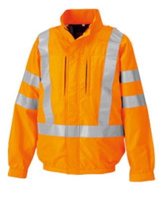 画像3: NA3073【ブルゾンのみ】Nクールウェア／高視認長袖・脇ファン (3)