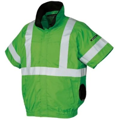 画像8: 268921【ブルゾンのみ】エアセンサー／高視認半袖・サイドファン (8)