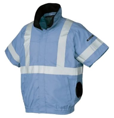 画像5: 268921【ブルゾンのみ】エアセンサー／高視認半袖・サイドファン (5)